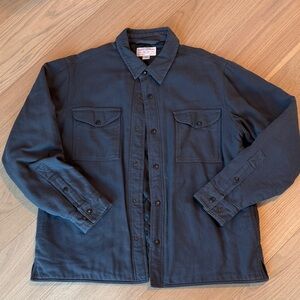 Filson Dark Blue Shirt Jacket
